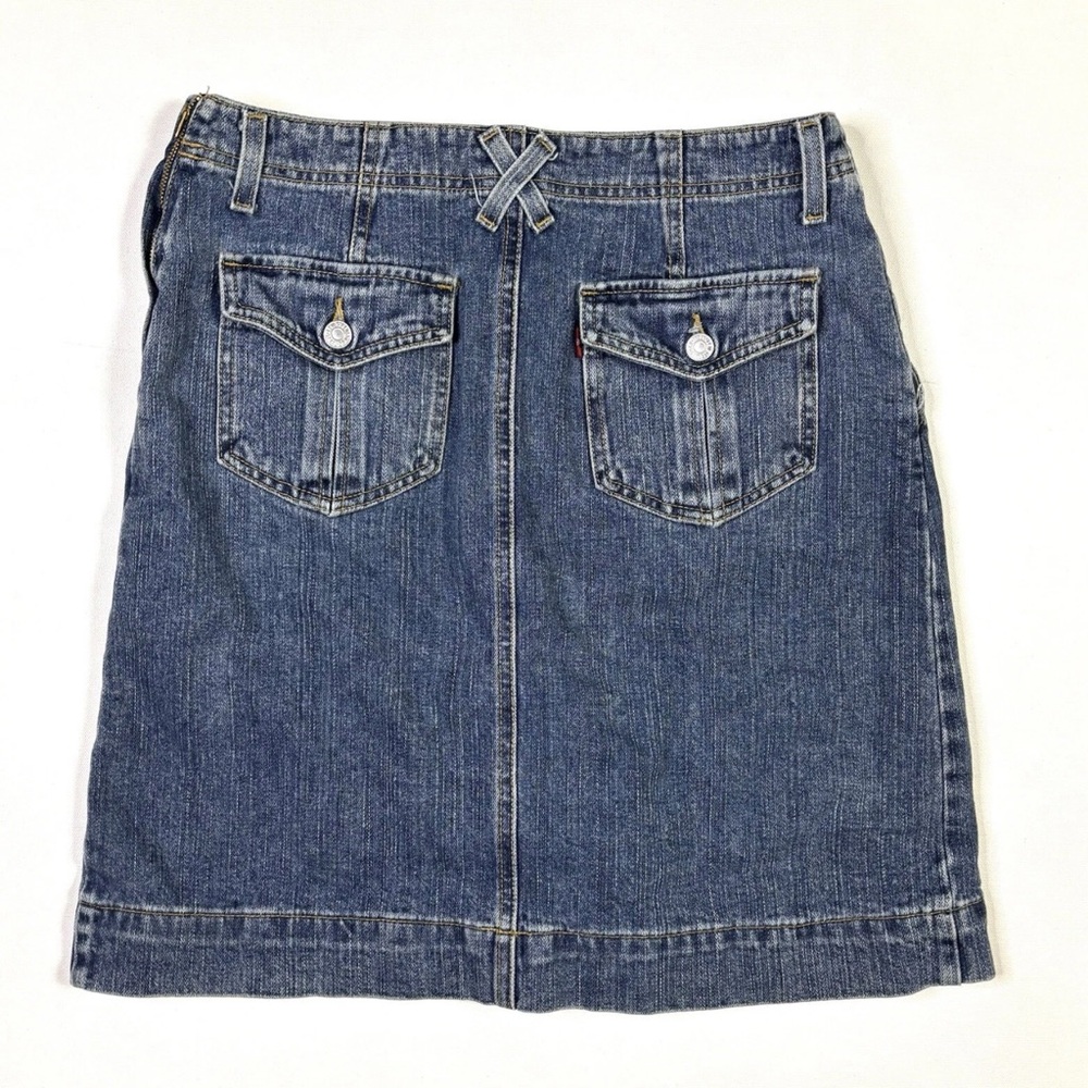 Levi's Blue Denim Skirt - Picture 2 of 8